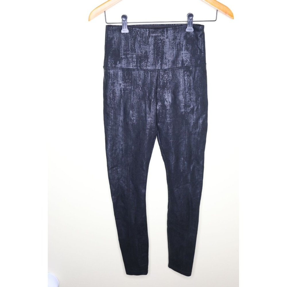 Lysse Black Shiny Leggings Sz XS